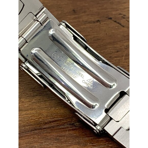 Omega Seamaster Men's Watch Replacement Bracelet Silver Steel Band 8mm/19mm Lug - Picture 10 of 12